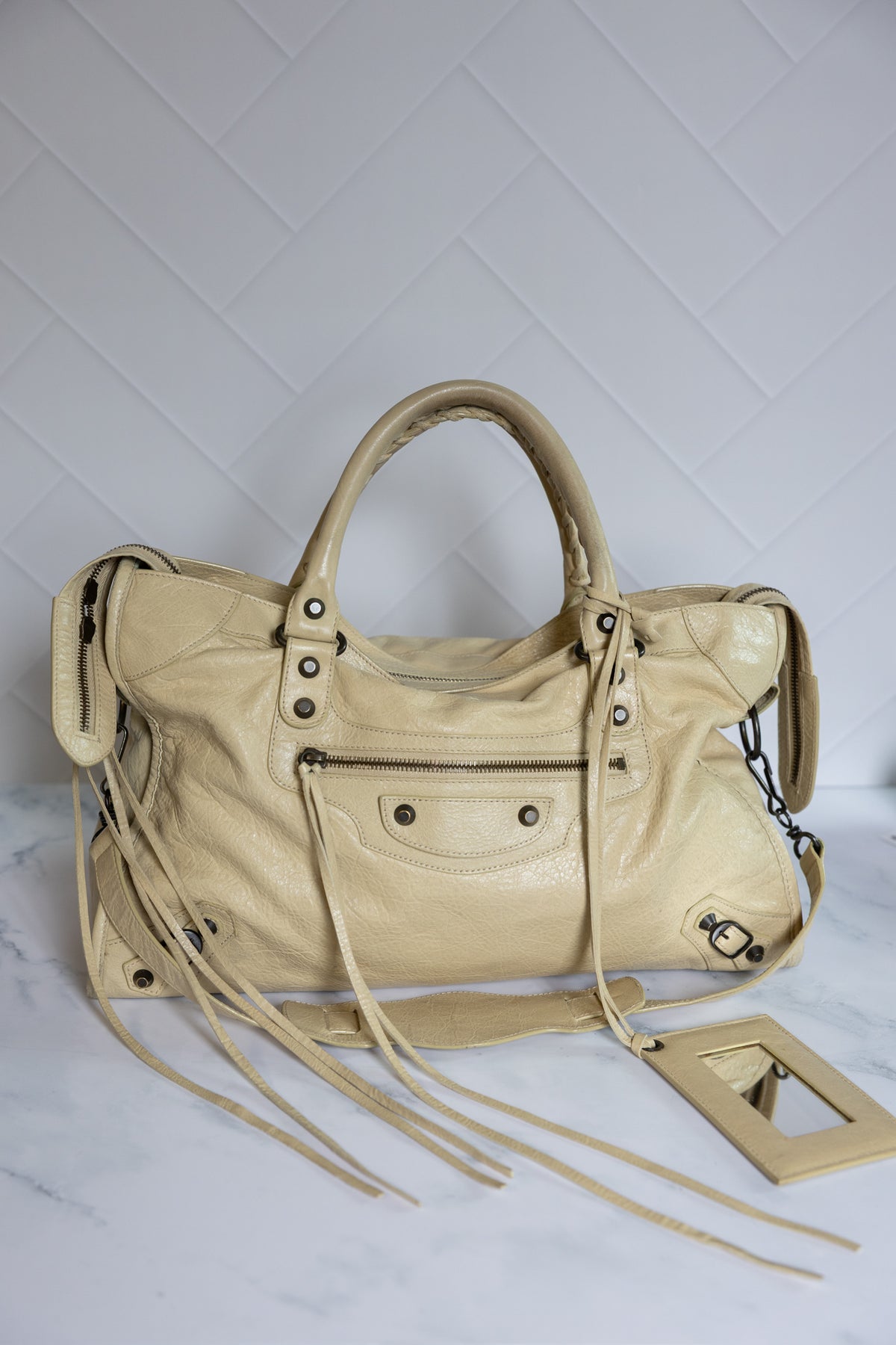 Balenciaga 2013 Cream Medium City