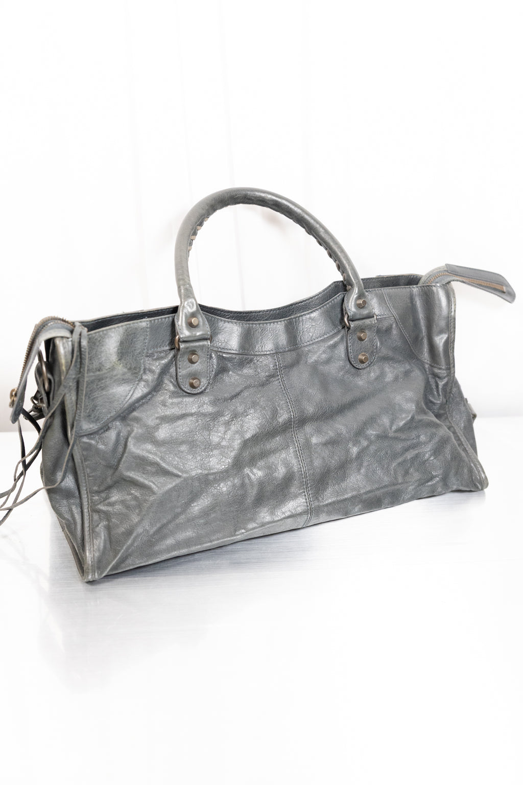Balenciaga Part Time Grey Bag