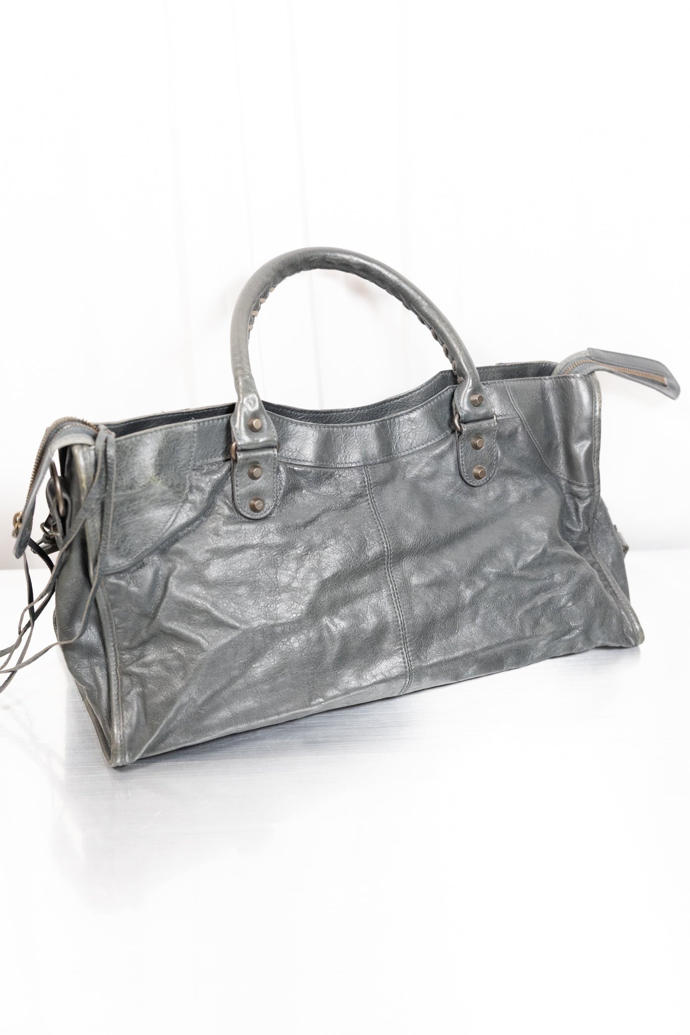 Balenciaga Part Time Grey Bag