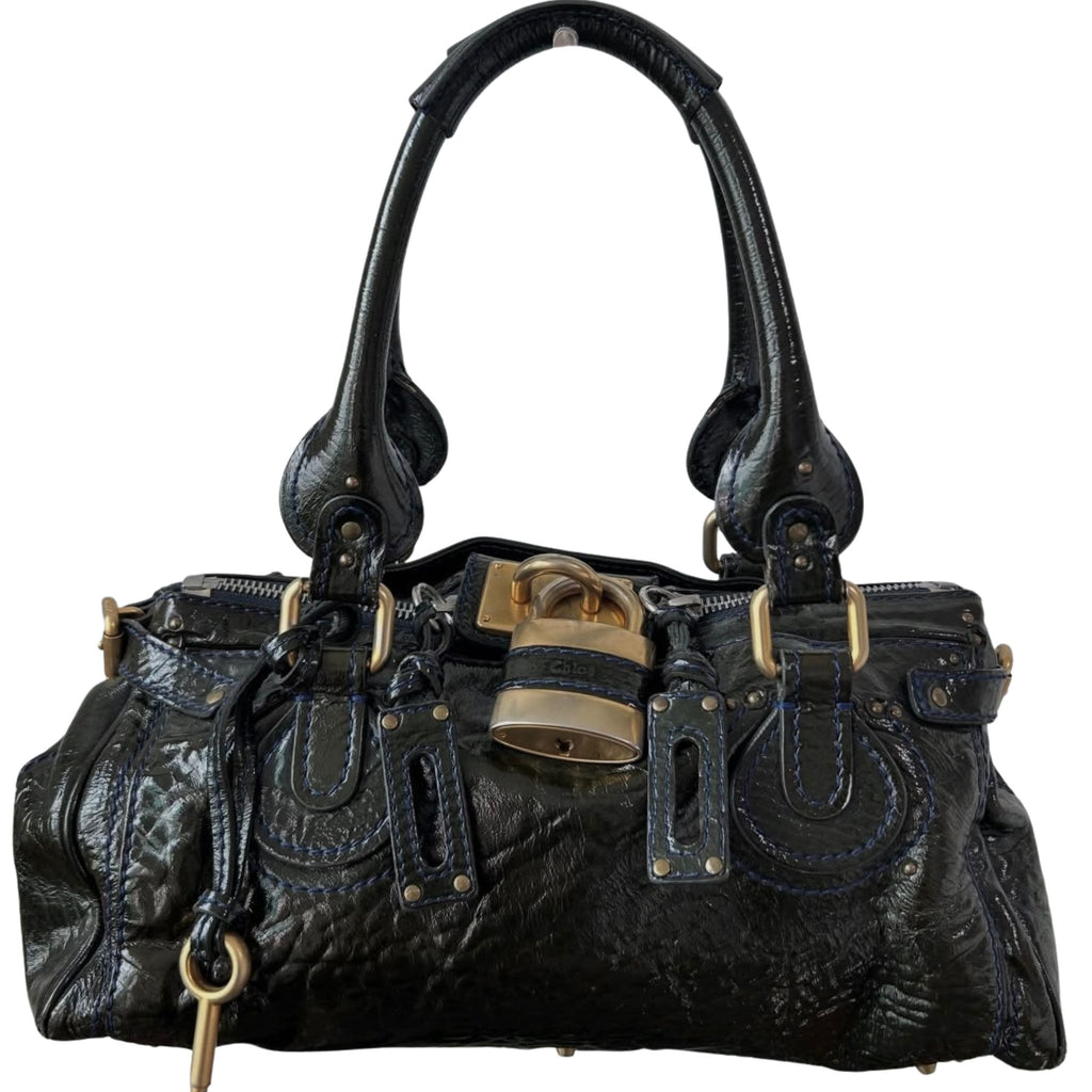 Chloe Paddington Dark Green Bag