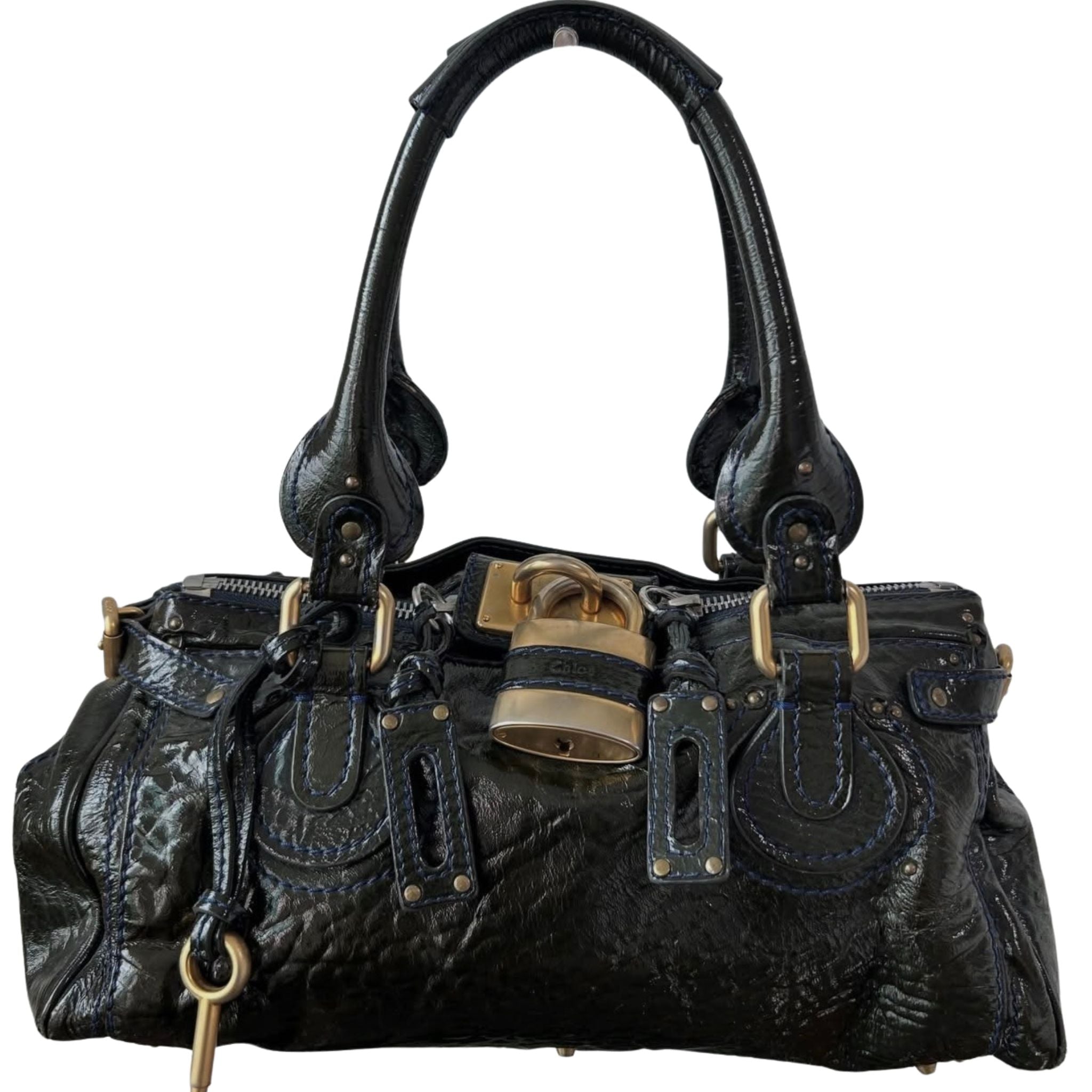 Chloe Paddington Dark Green Bag