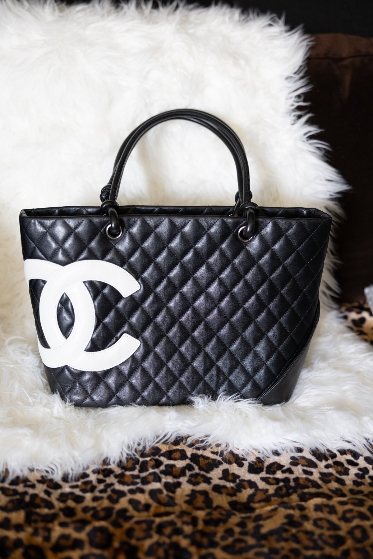 Chanel Cambon Tote Black