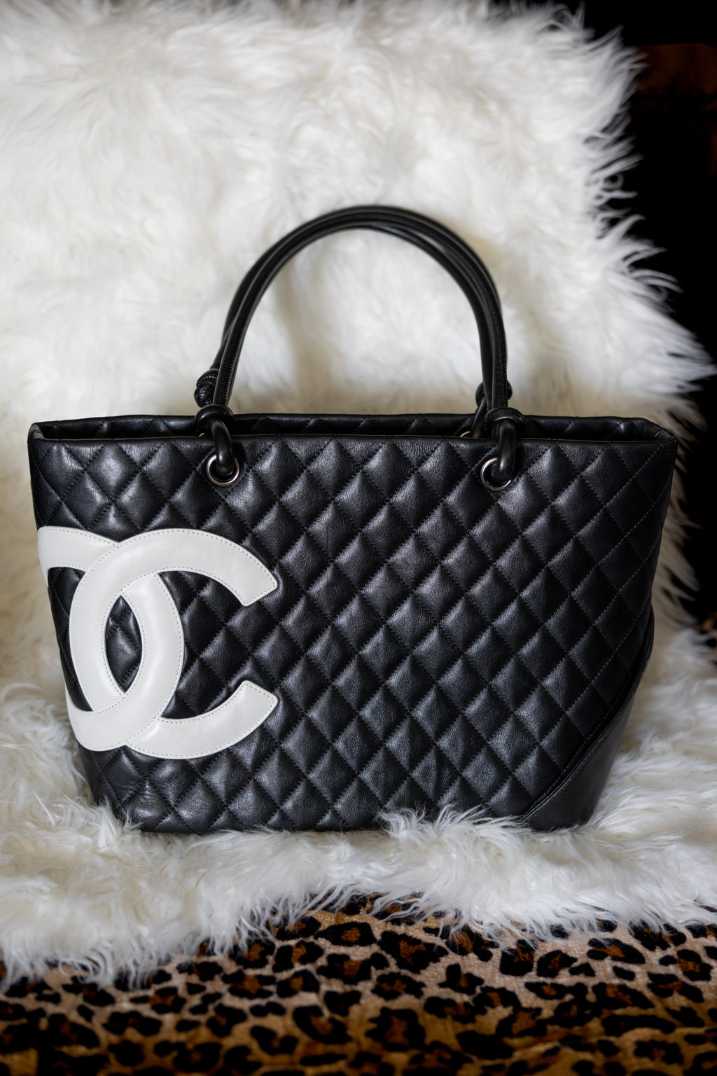 Chanel Cambon Tote Black