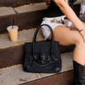 Gucci Black Horsebit Bag