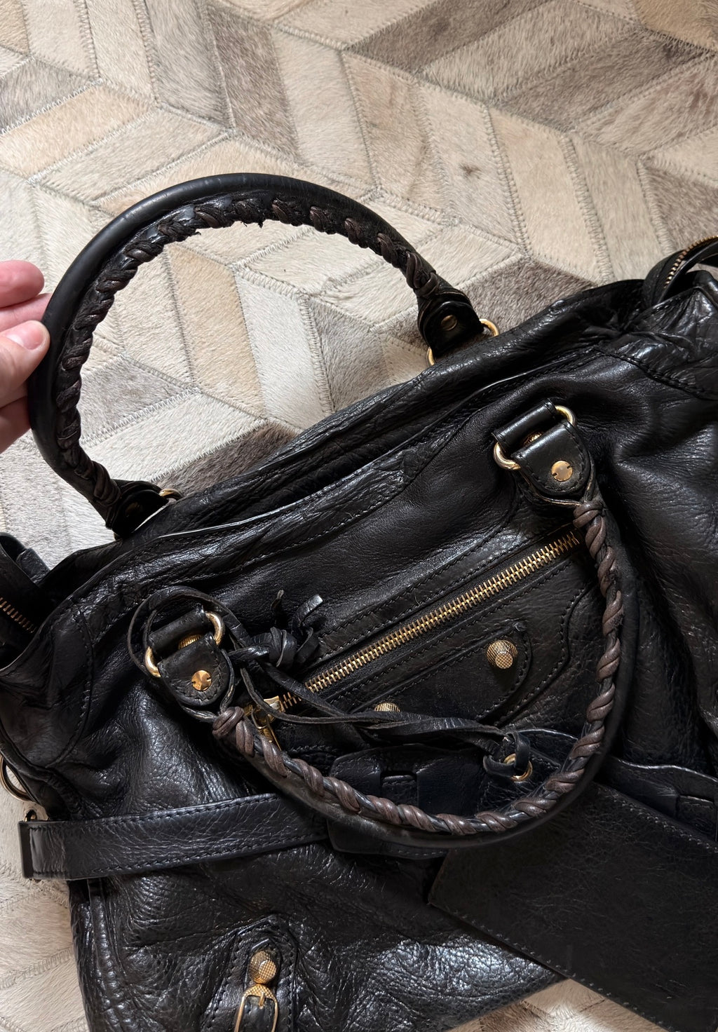 Balenciaga black medium city