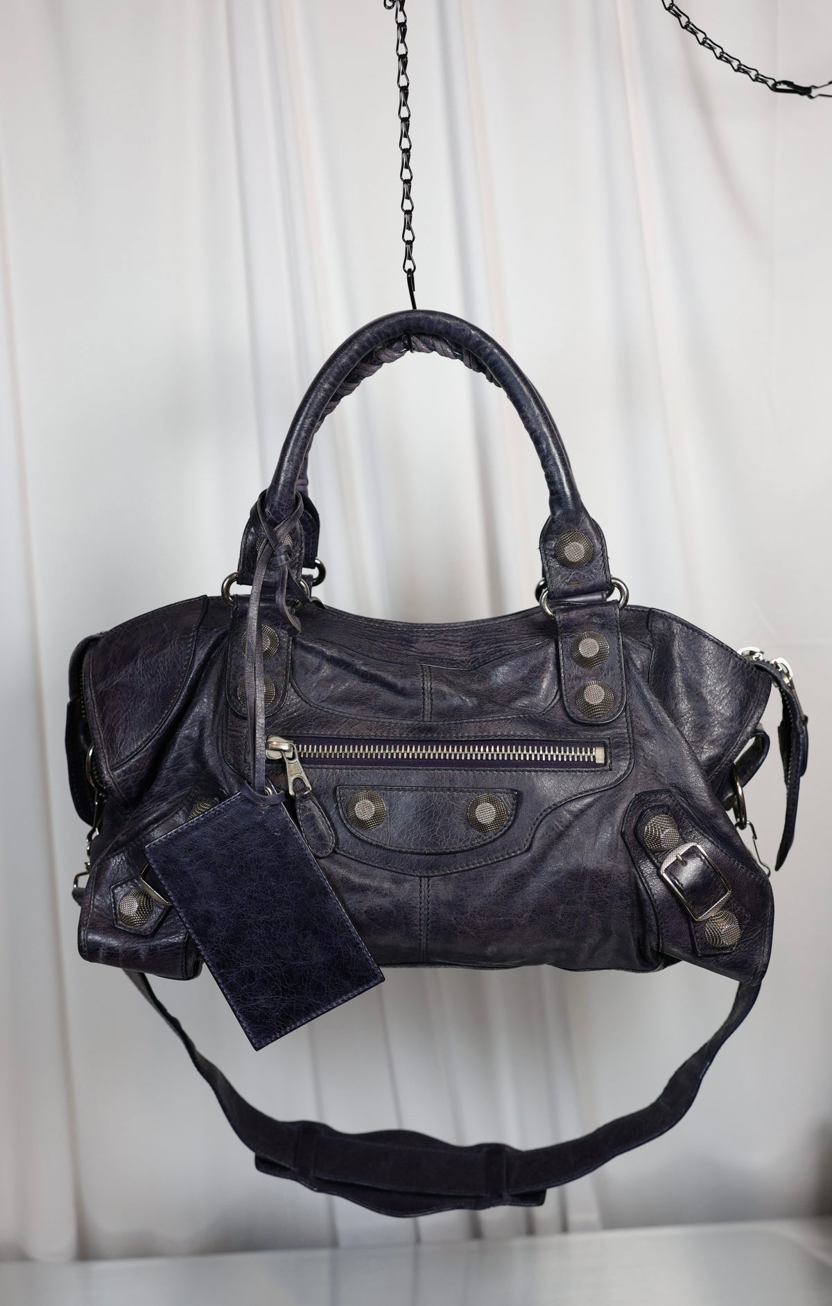 Balenciaga dark purple part time