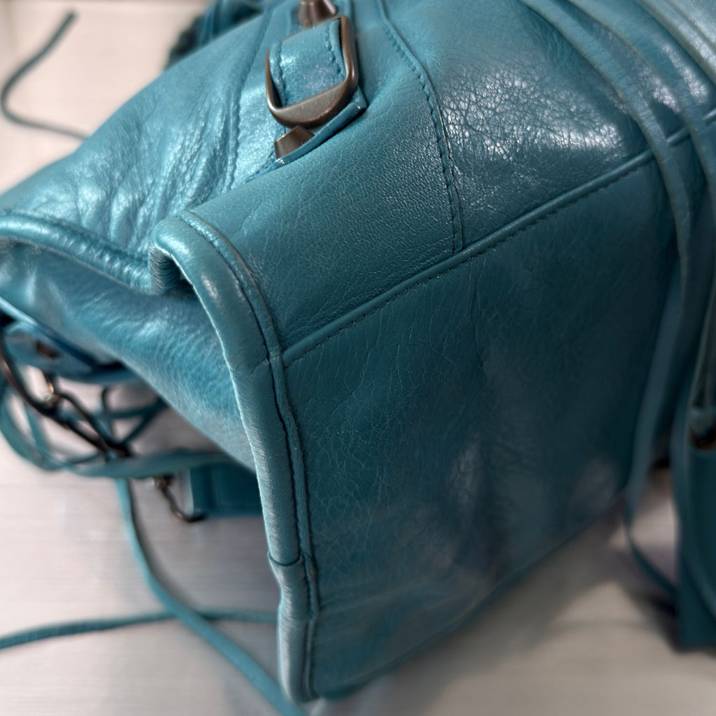 Balenciaga Teal Part Time Bag