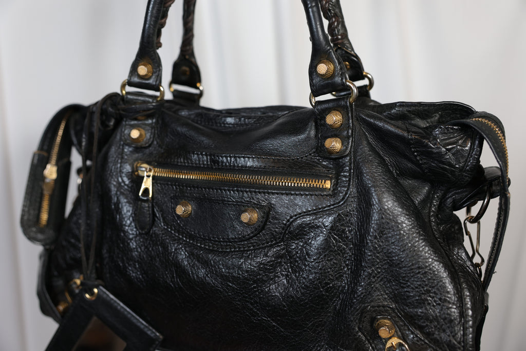 Balenciaga black medium city