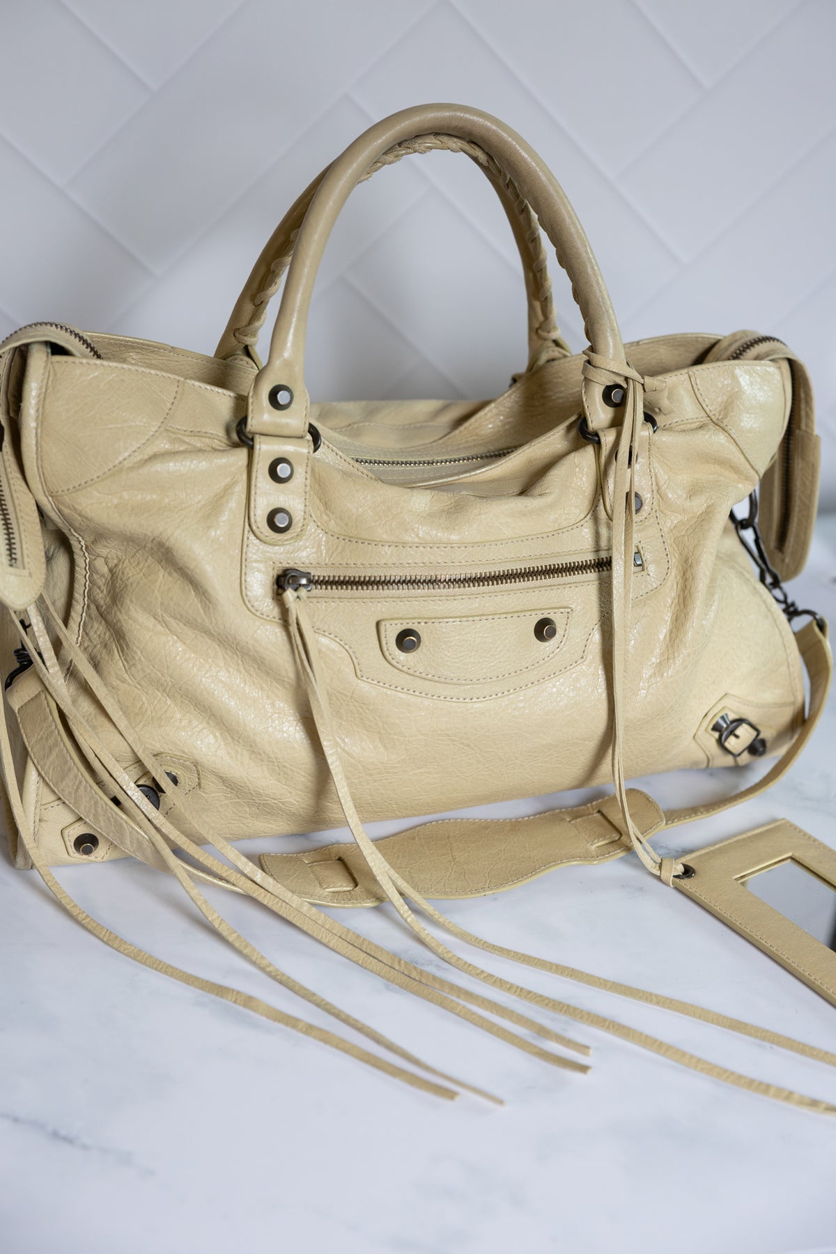 Balenciaga 2013 Cream Medium City