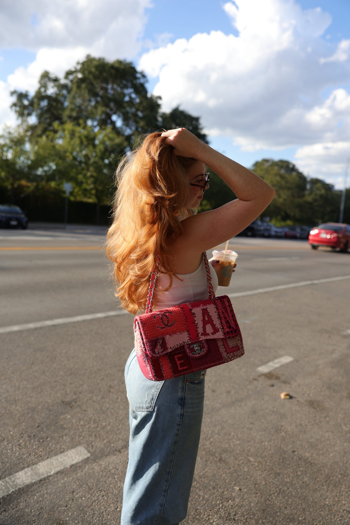 Chanel RARE Pink Patchwork Bag