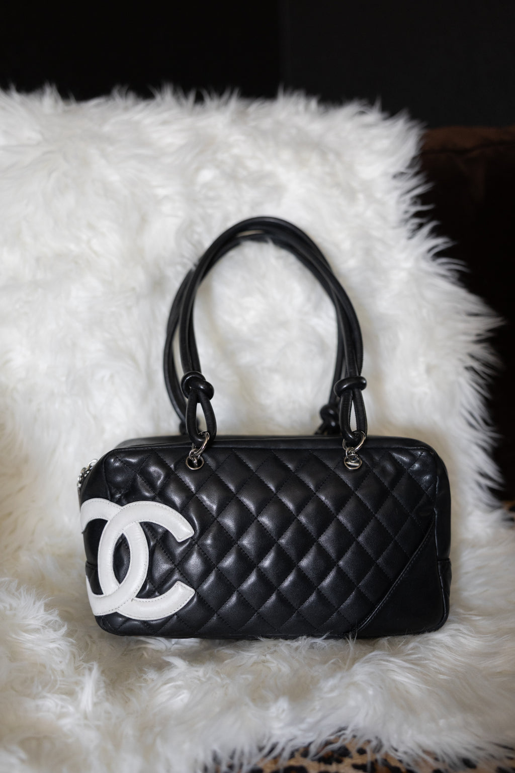 Chanel Cambon Black Bowler