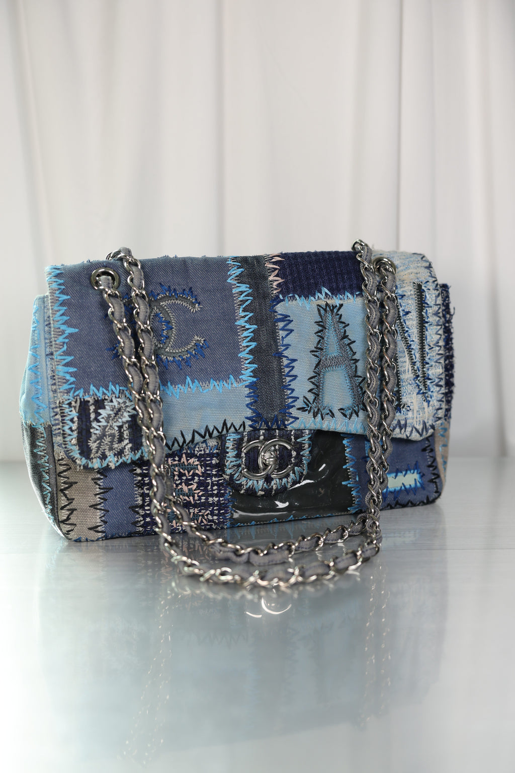 Chanel Rare Jumbo Patchwork Flap