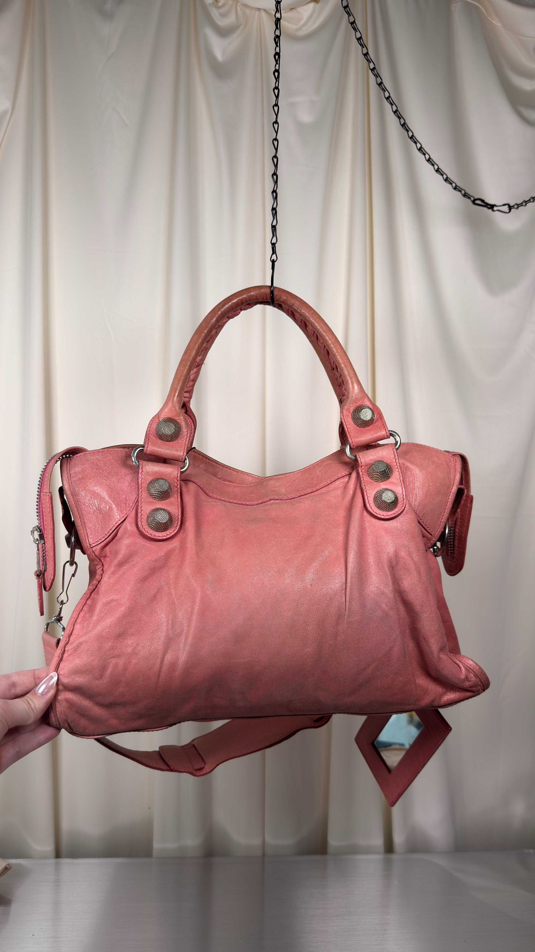 Balenciaga Pink Giant 21 Stud Bag