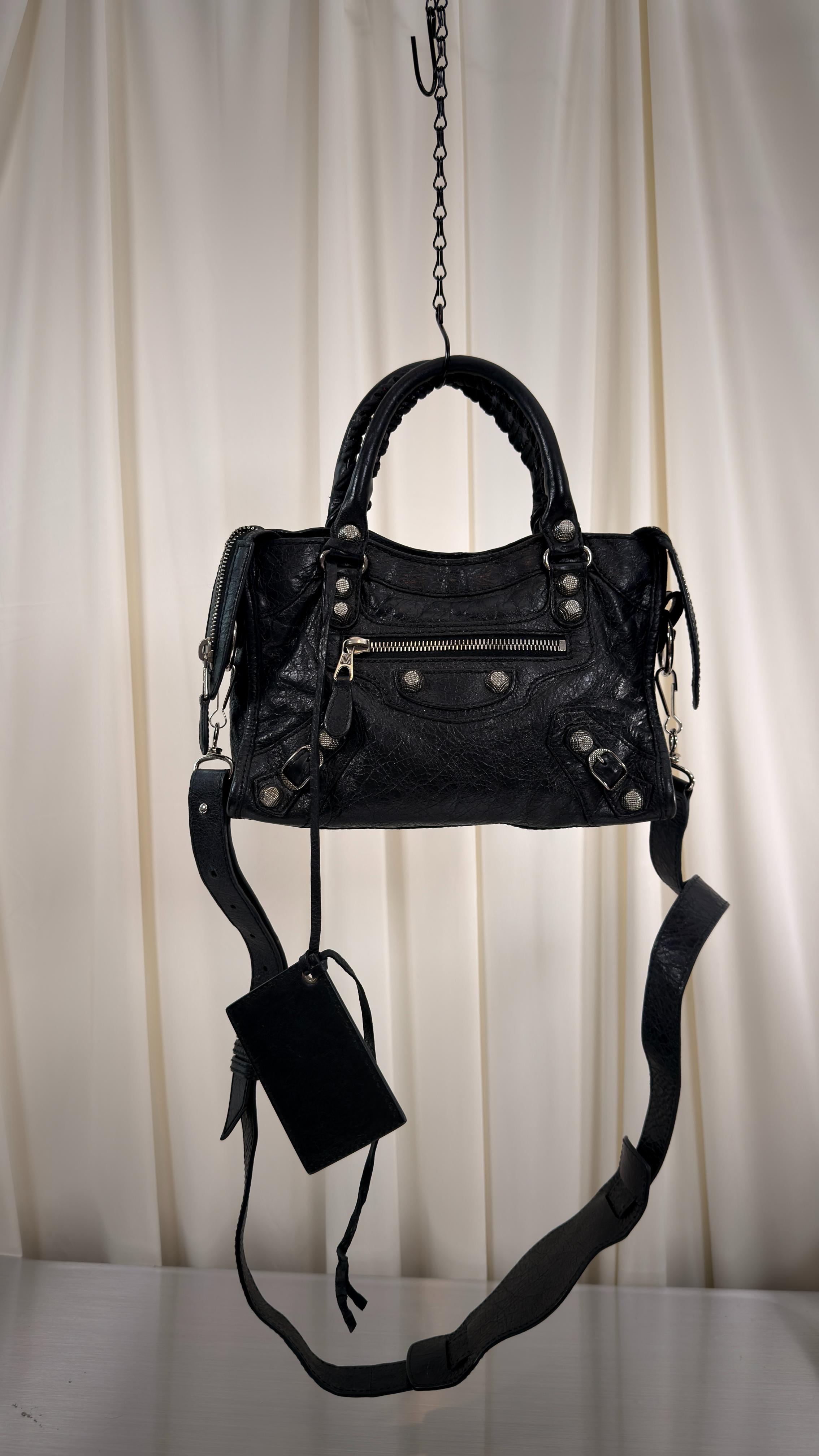 Balenciaga Black Mini City Bag