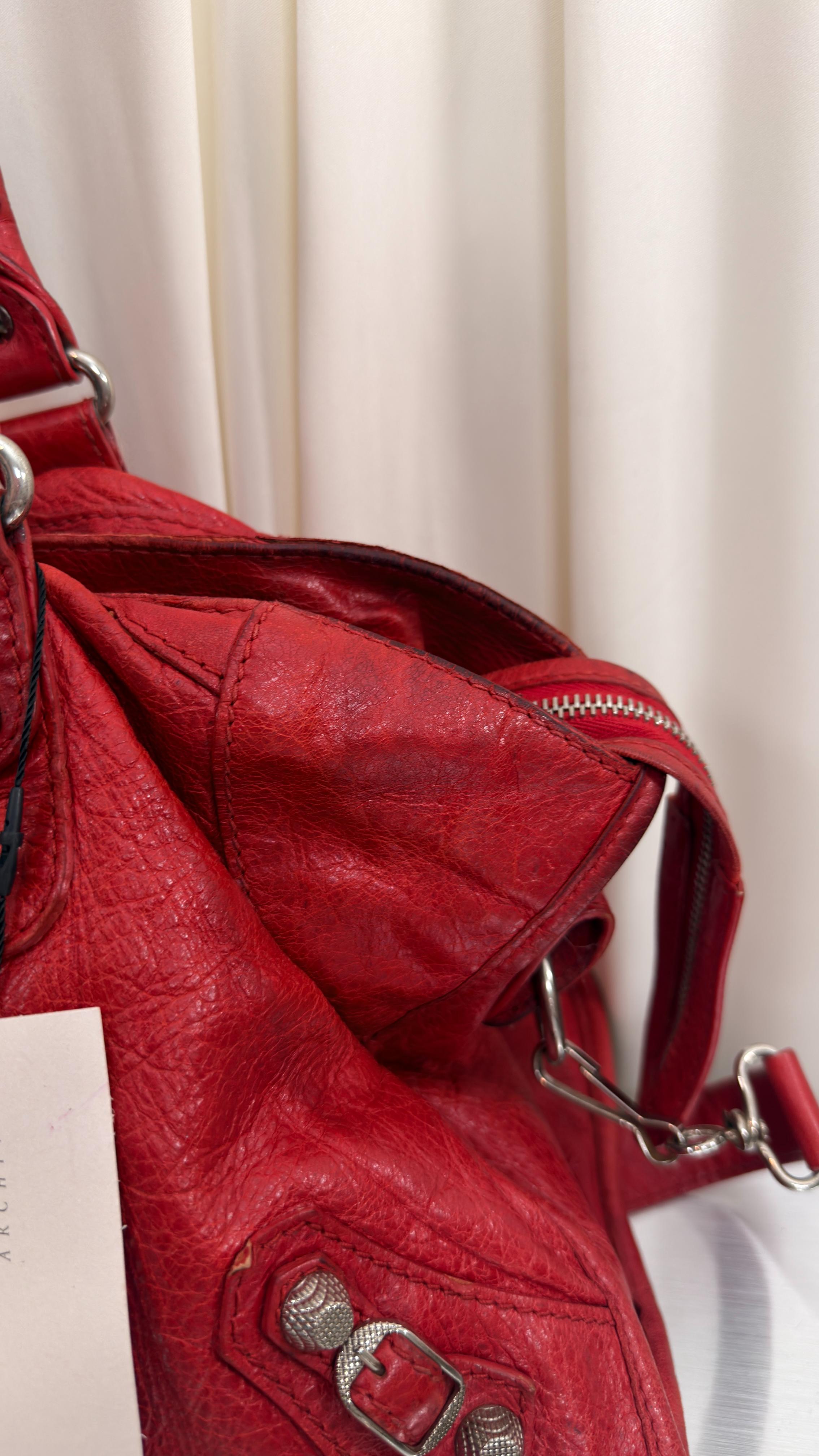 Balenciaga Red Part Time Bag
