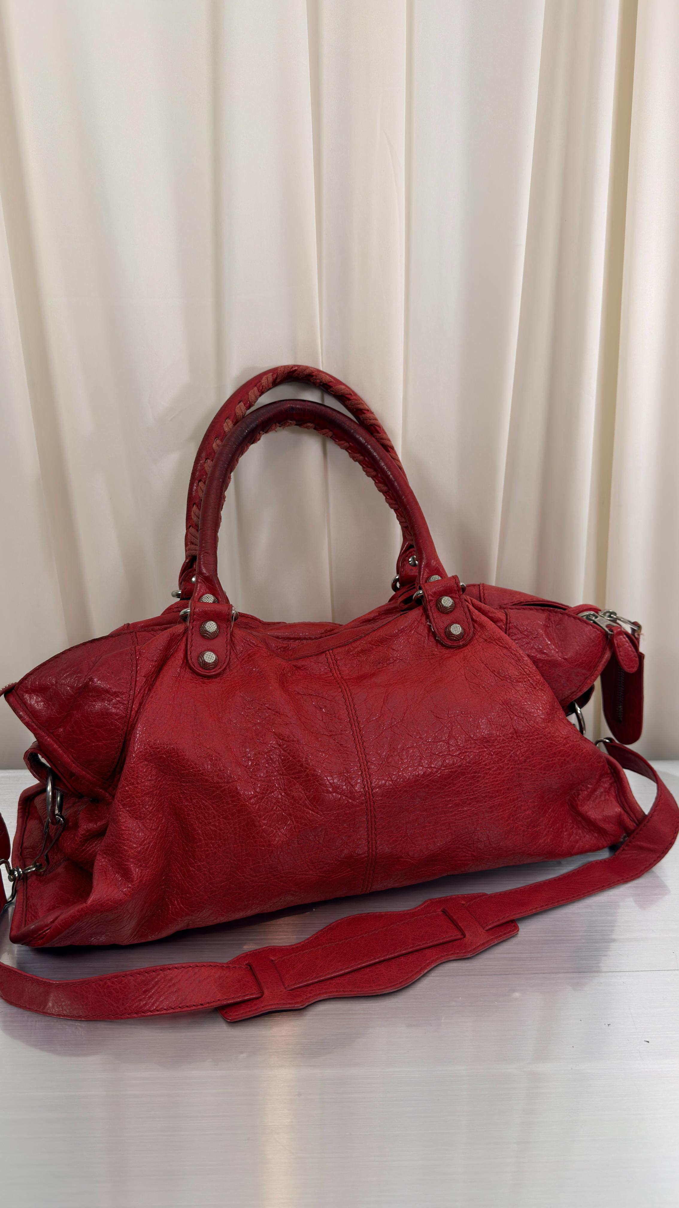 Balenciaga Red Part Time Bag