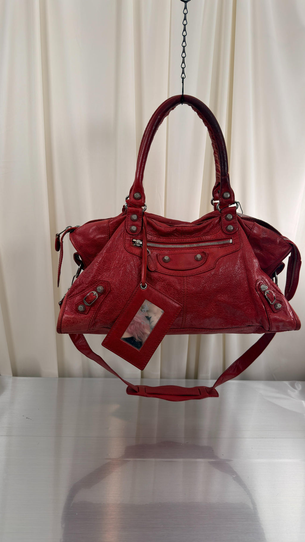 Balenciaga Red Part Time Bag