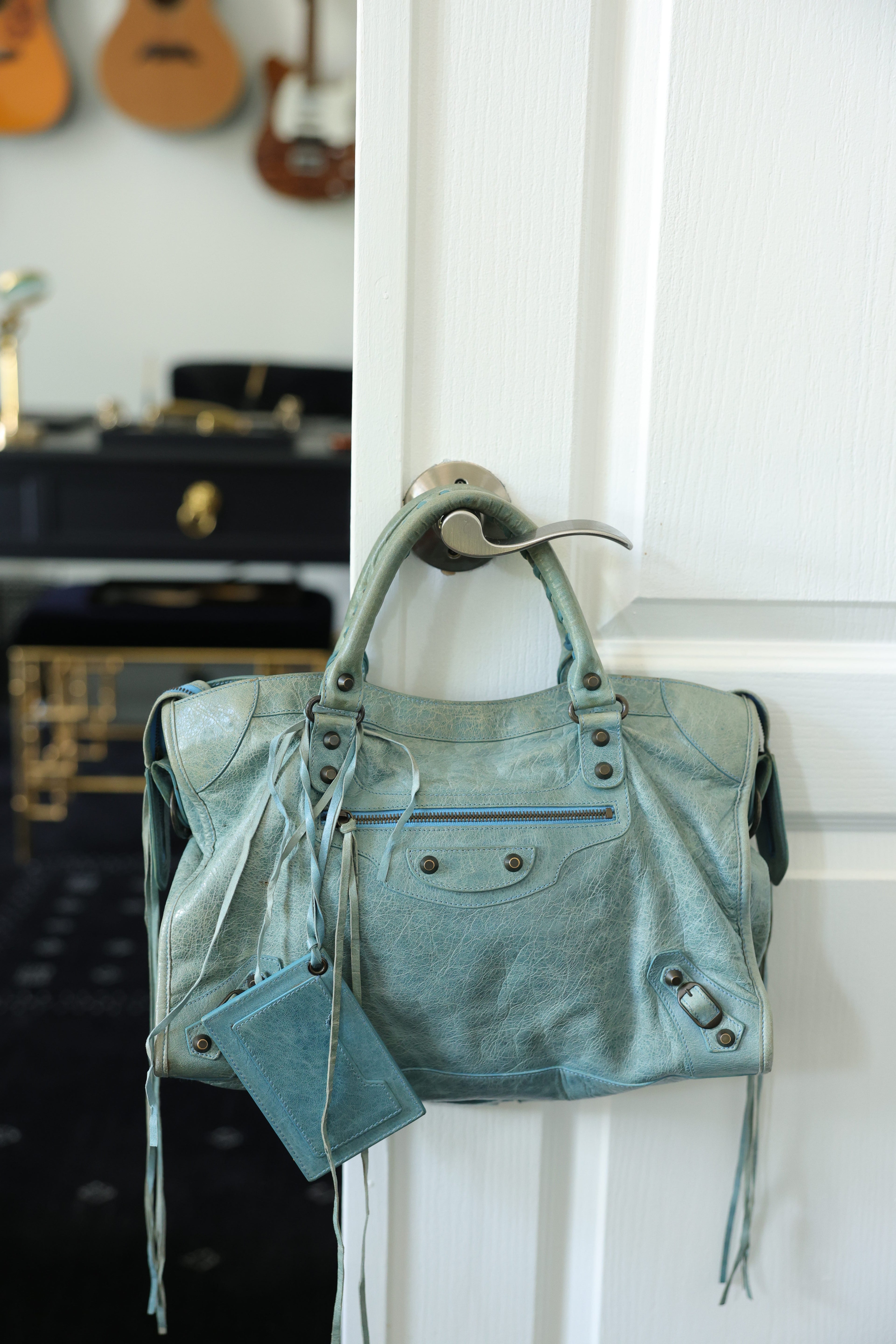Balenciaga RARE SKY BLUE City Bag 2008