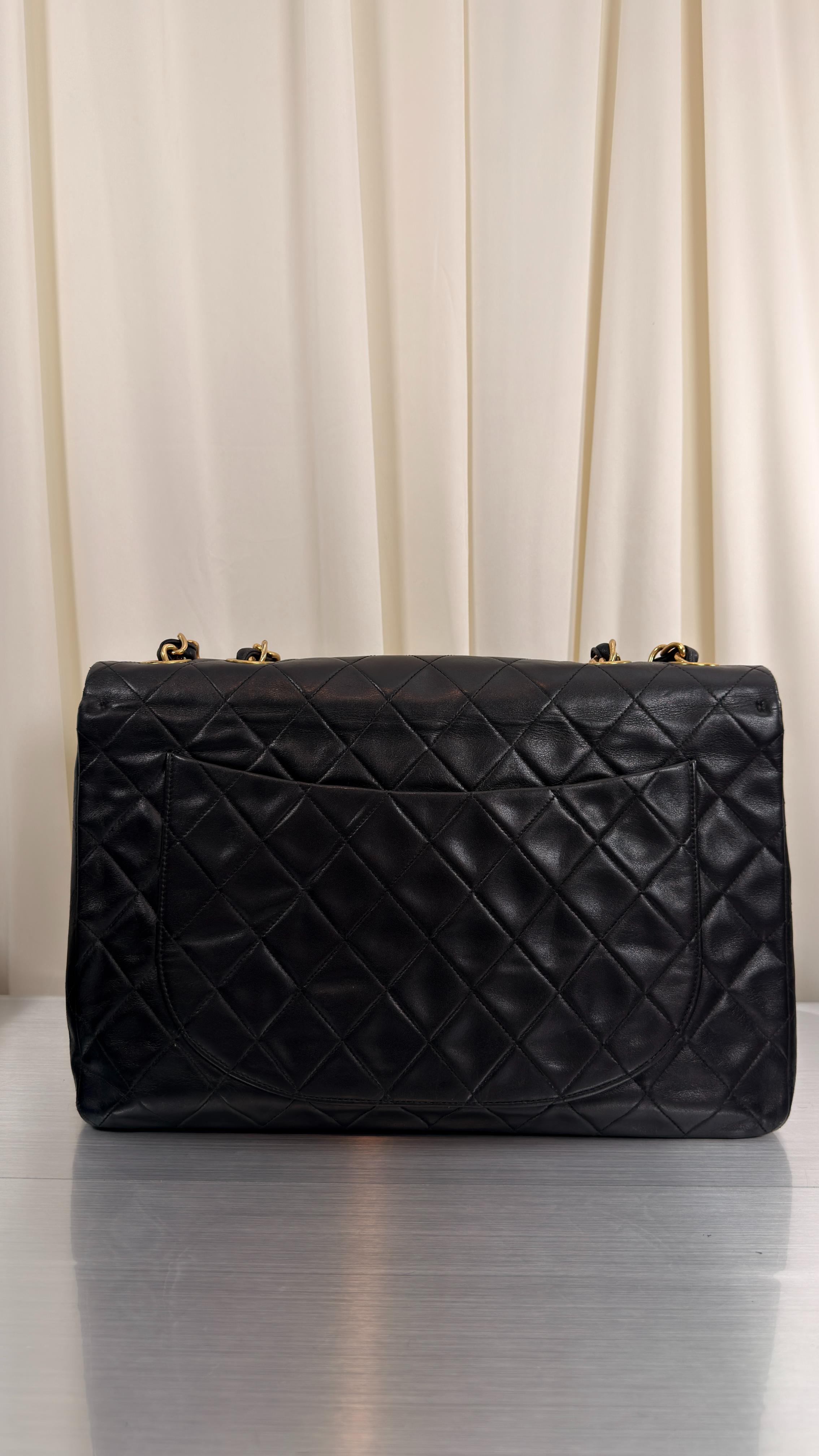 Chanel Black Maxi Flap Bag