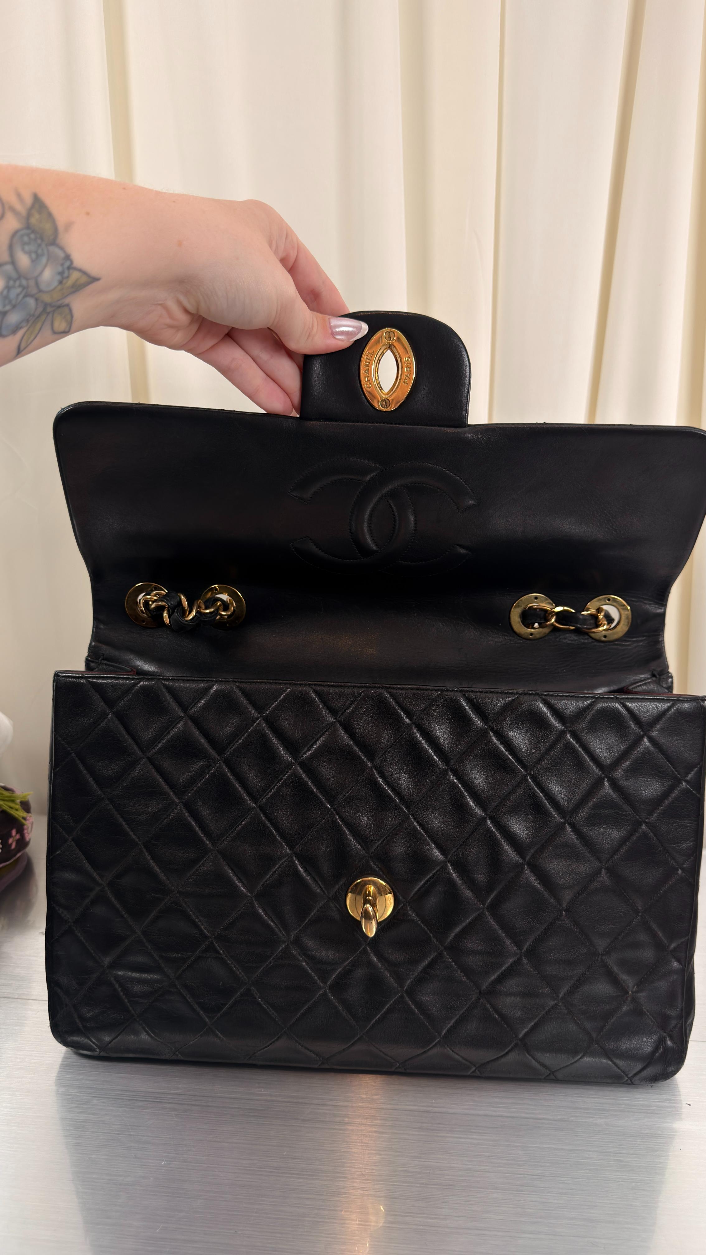 Chanel Black Maxi Flap Bag