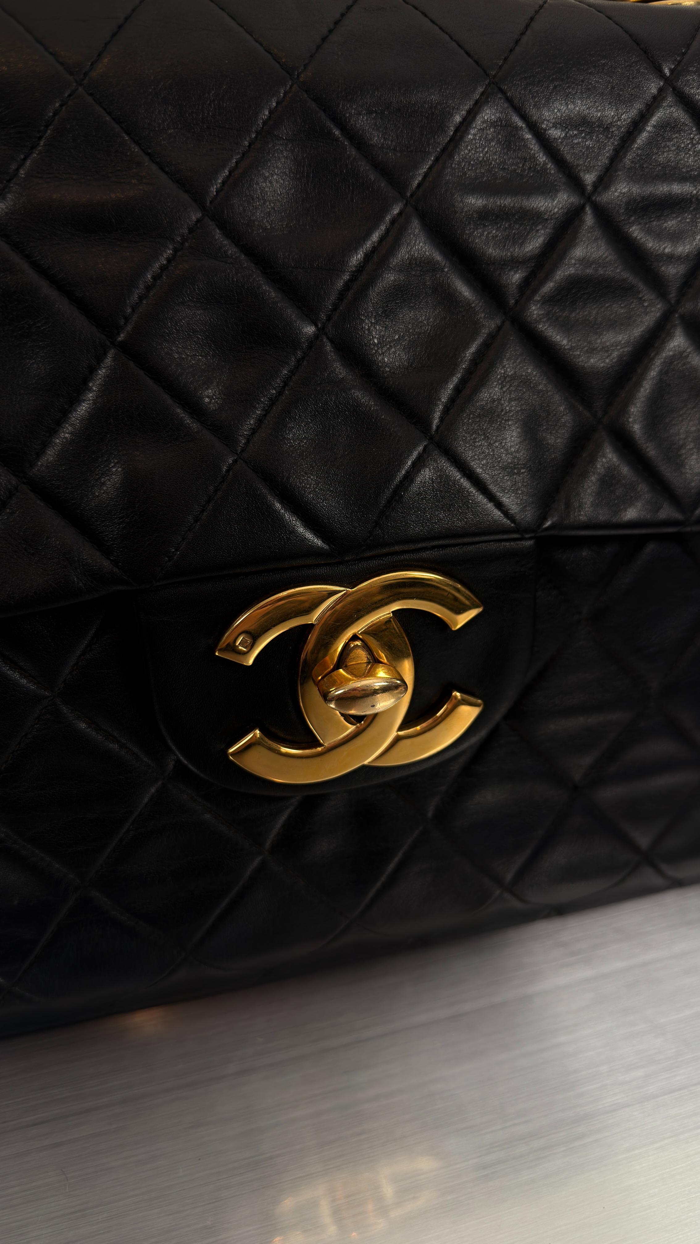 Chanel Black Maxi Flap Bag