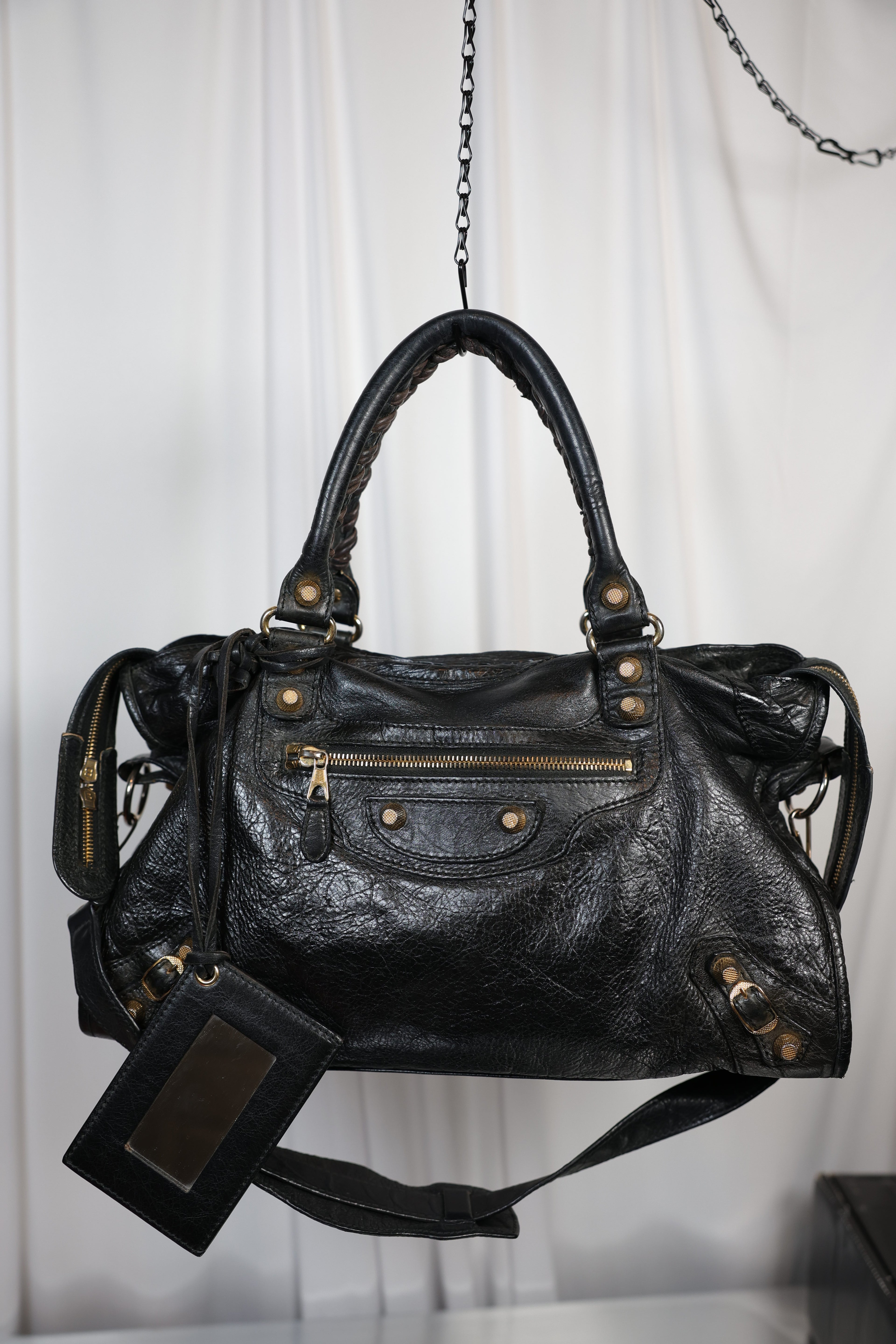 Balenciaga black medium city