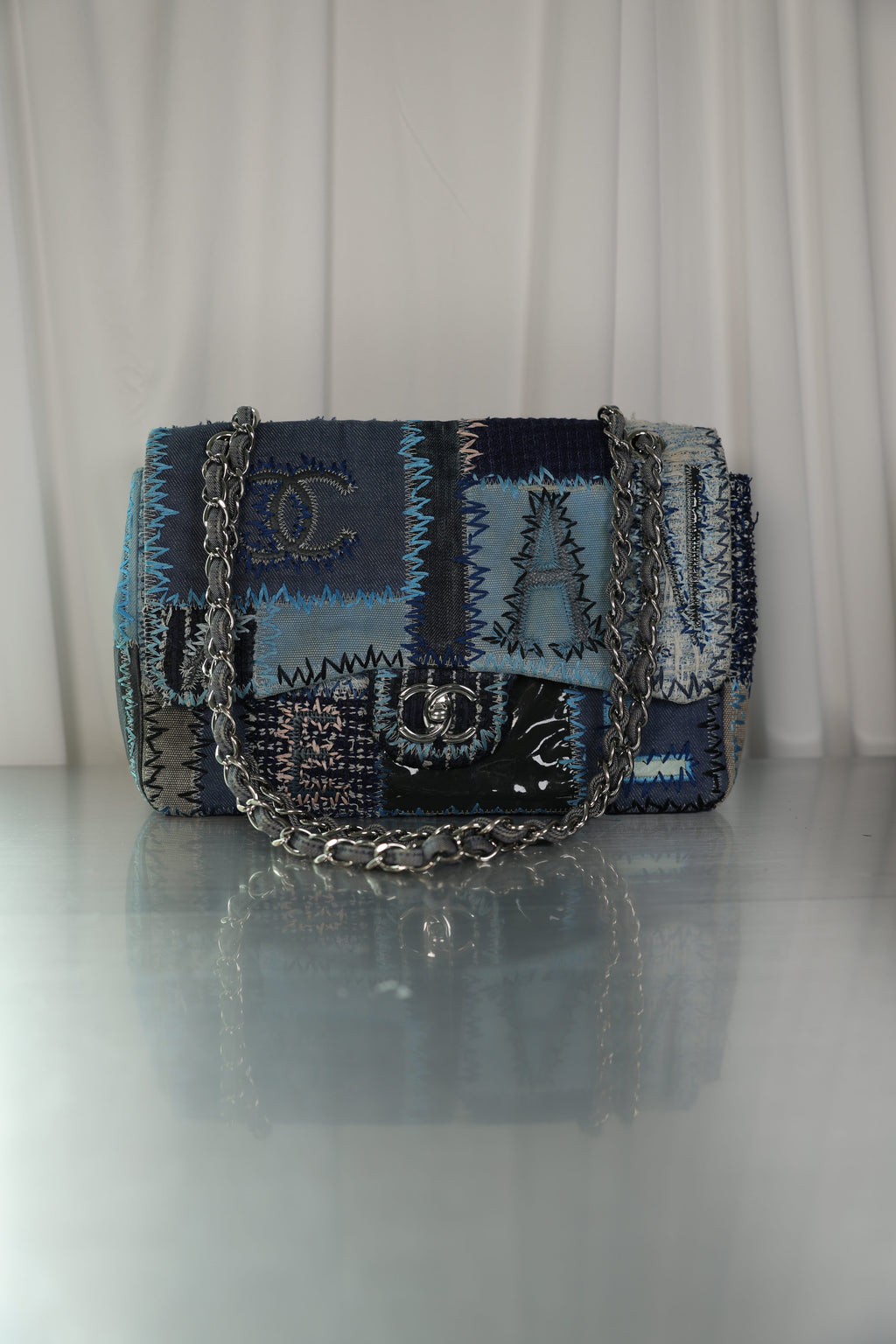 Chanel Rare Jumbo Patchwork Flap