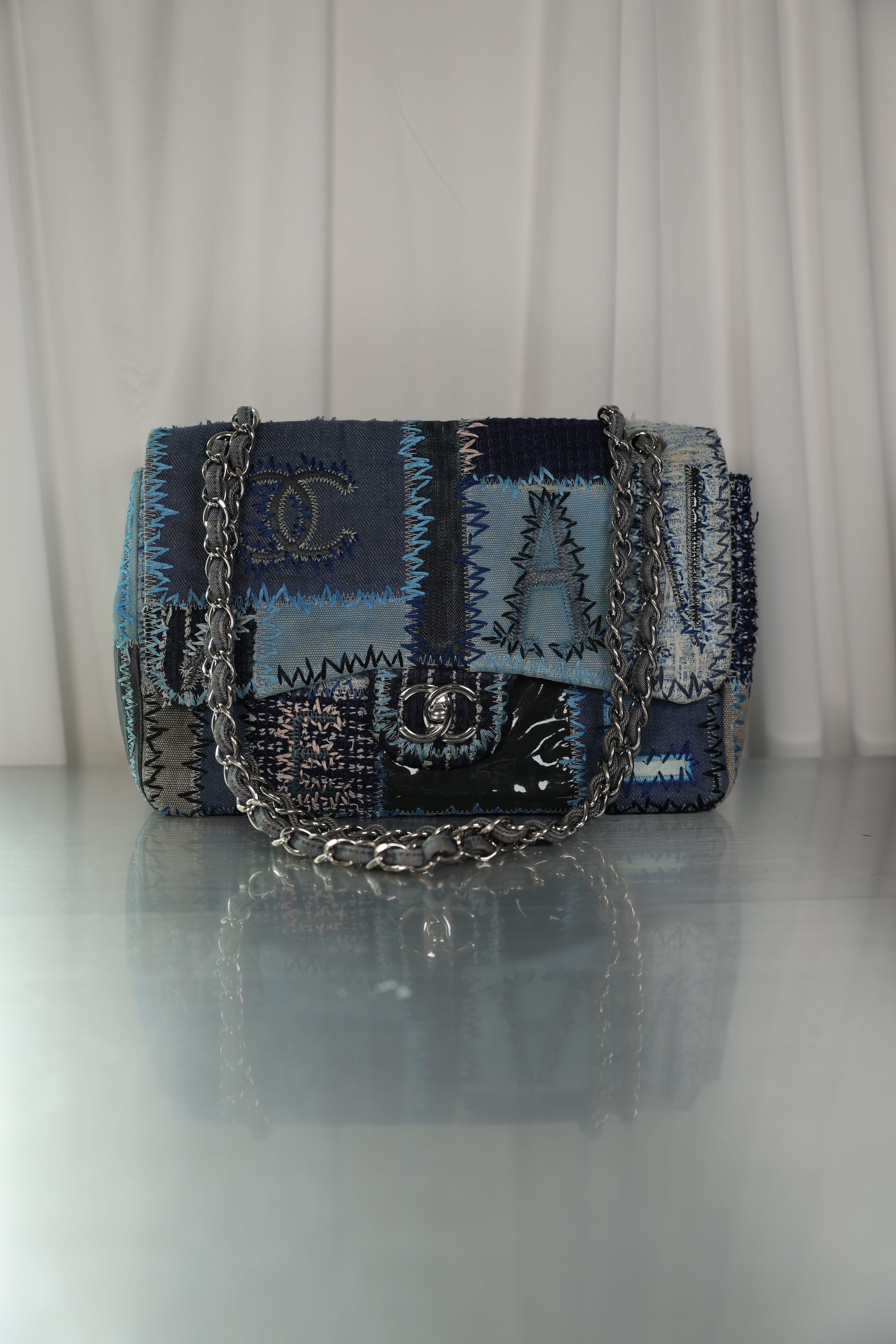 Chanel Rare Jumbo Patchwork Flap