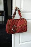 Dior Red Gaucho Bag