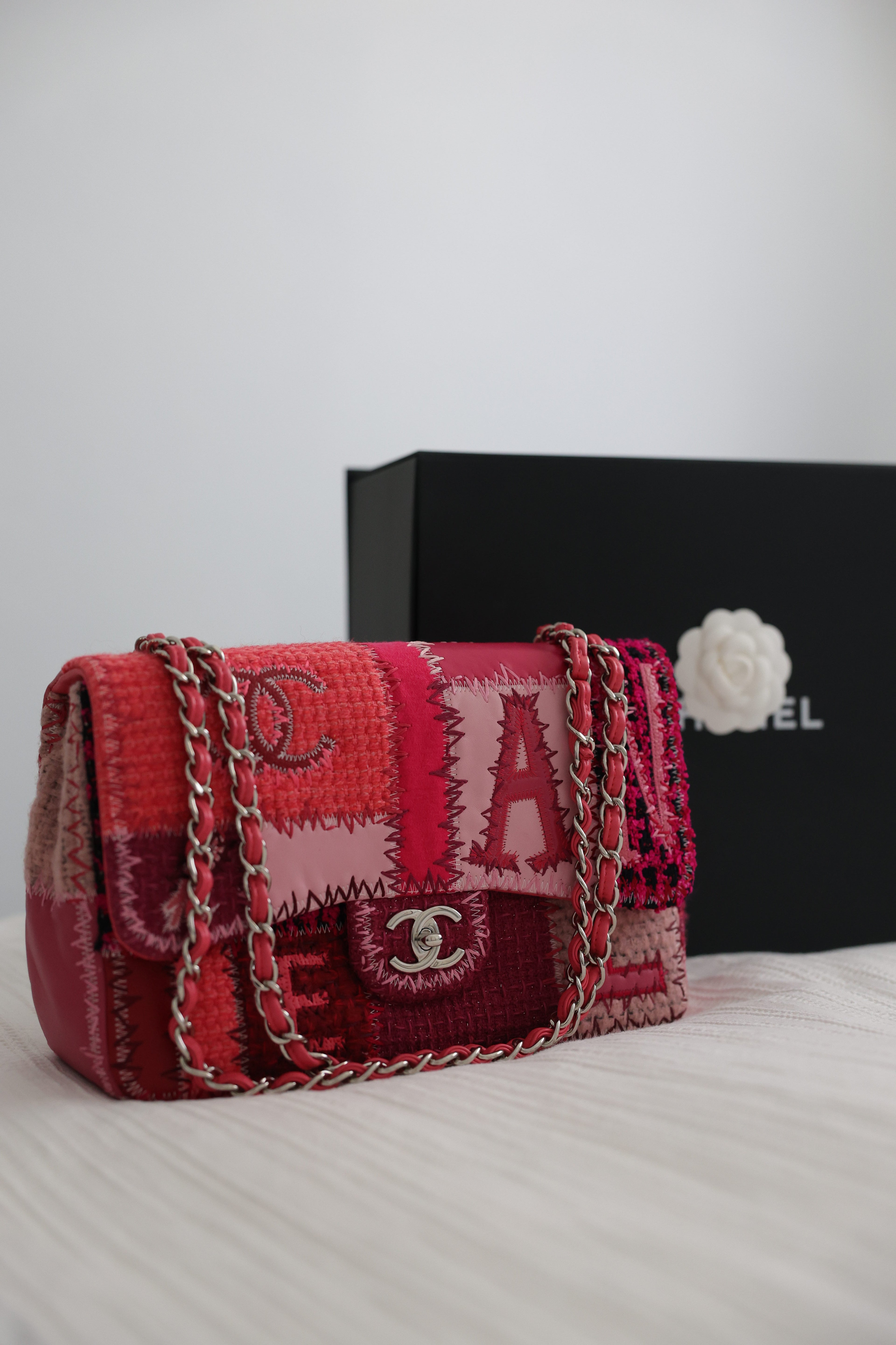Chanel RARE Pink Patchwork Bag