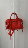 Balenciaga 2013 Red-Orange Medium City