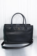 Chanel Dark Gray Cerf Tote