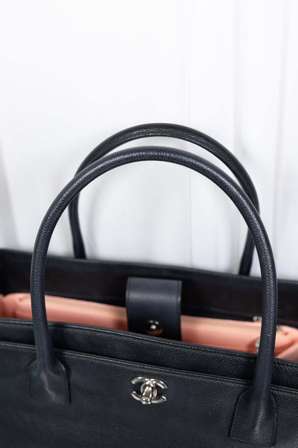 Chanel Dark Gray Cerf Tote