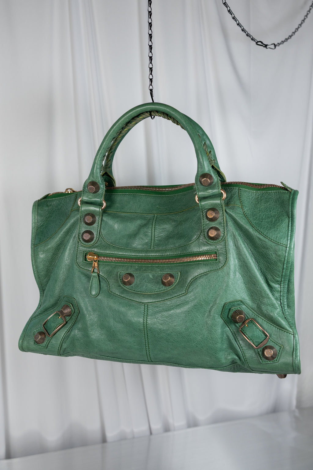 Balenciaga Rare Cypress Green Giant 21 Work bag