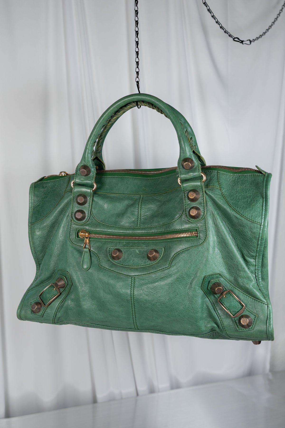 Balenciaga Rare Cypress Green Giant 21 Work bag