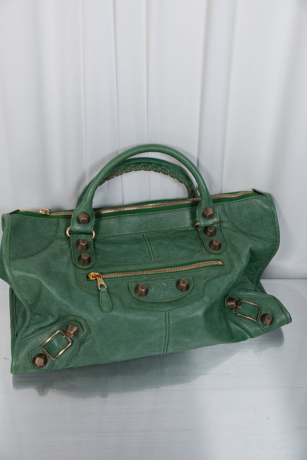 Balenciaga Rare Cypress Green Giant 21 Work bag