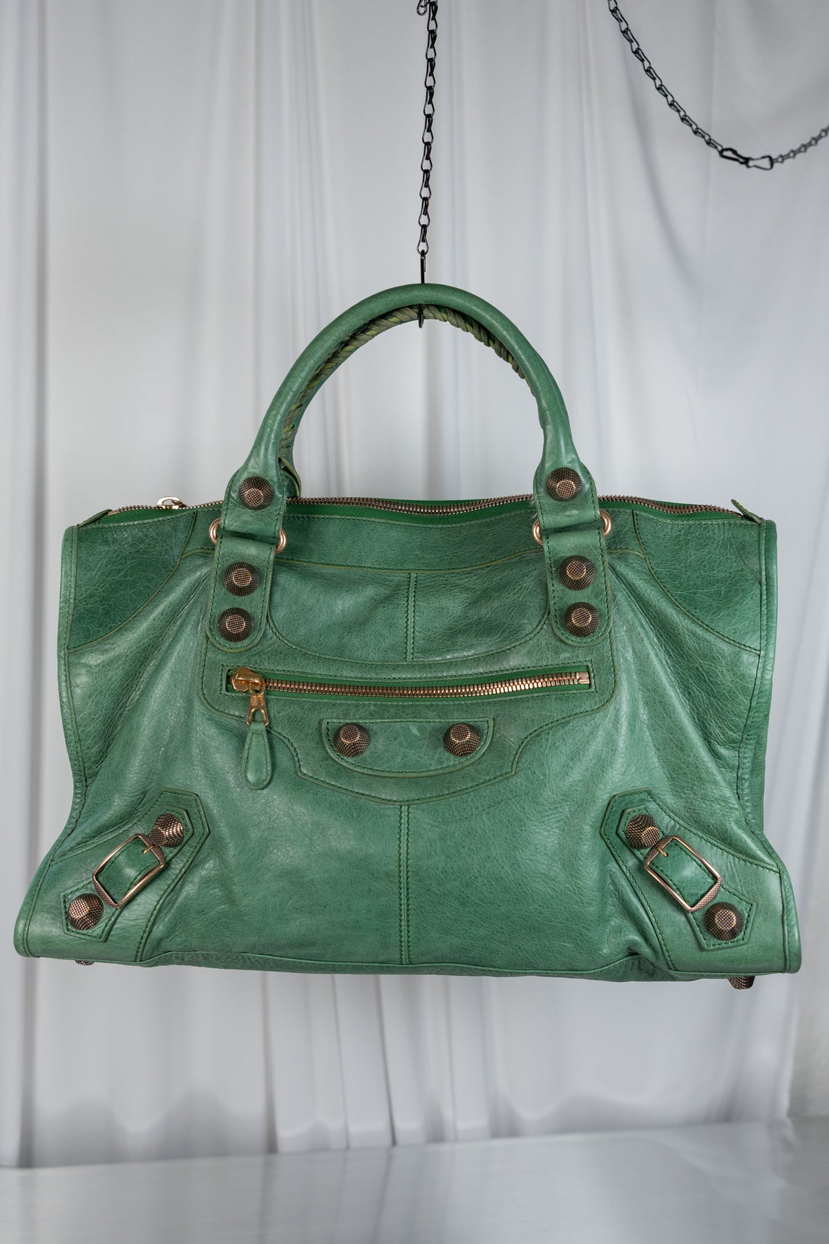 Balenciaga Rare Cypress Green Giant 21 Work bag