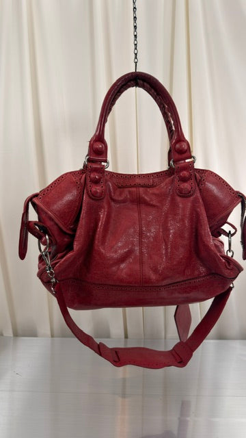 Balenciaga Red Studded Part Time Bag