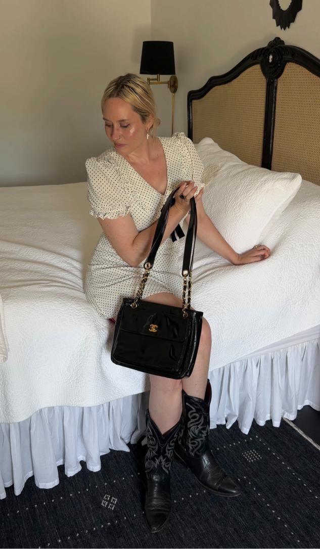 Chanel Patent Shoulder Bag