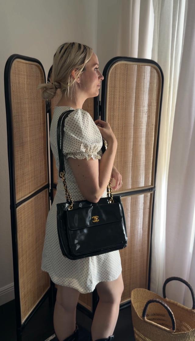 Chanel Patent Shoulder Bag
