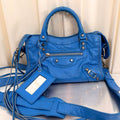 Balenciaga Blue Mini City Bag