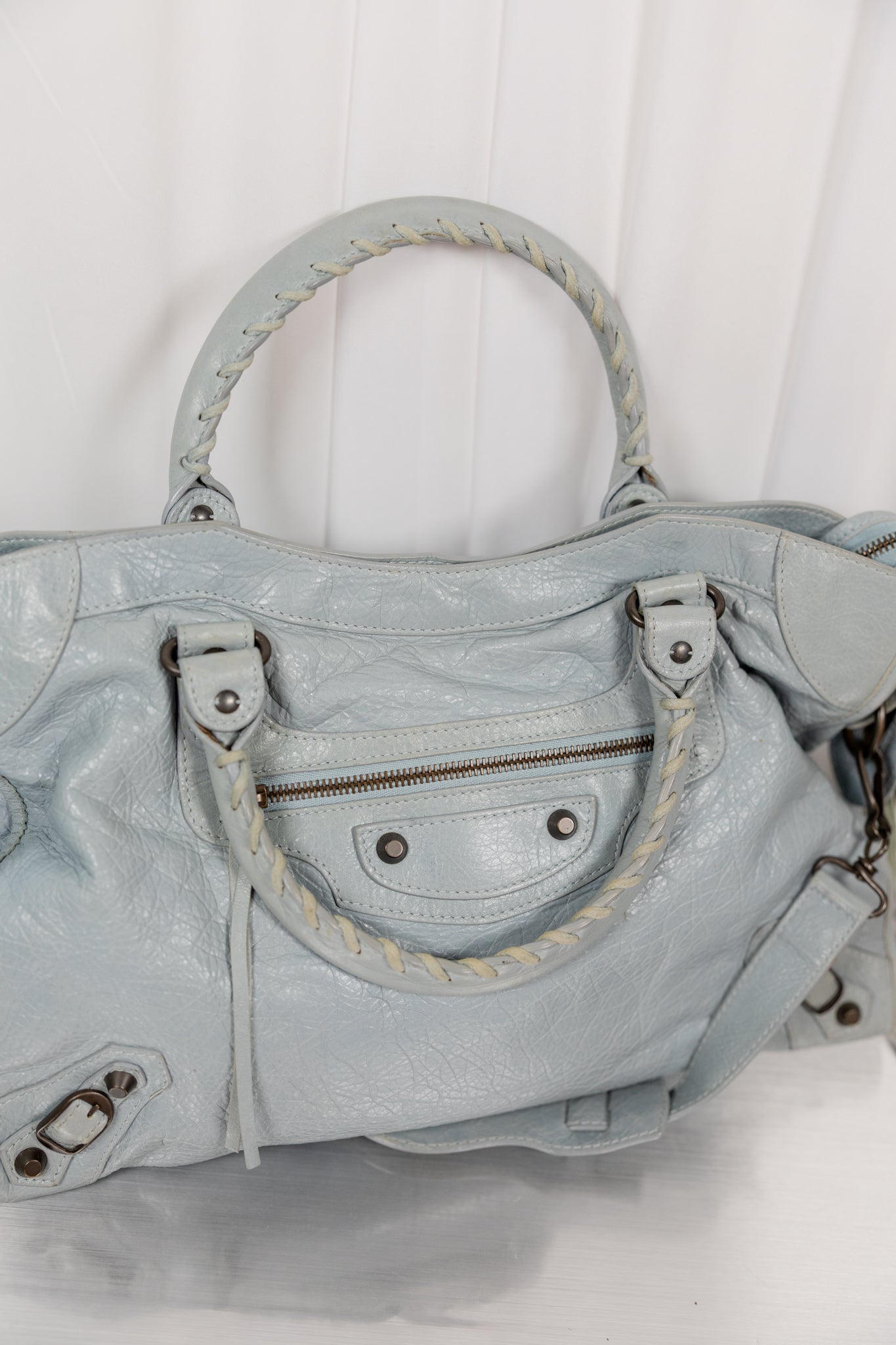 Balenciaga 2014 Baby Blue Medium City
