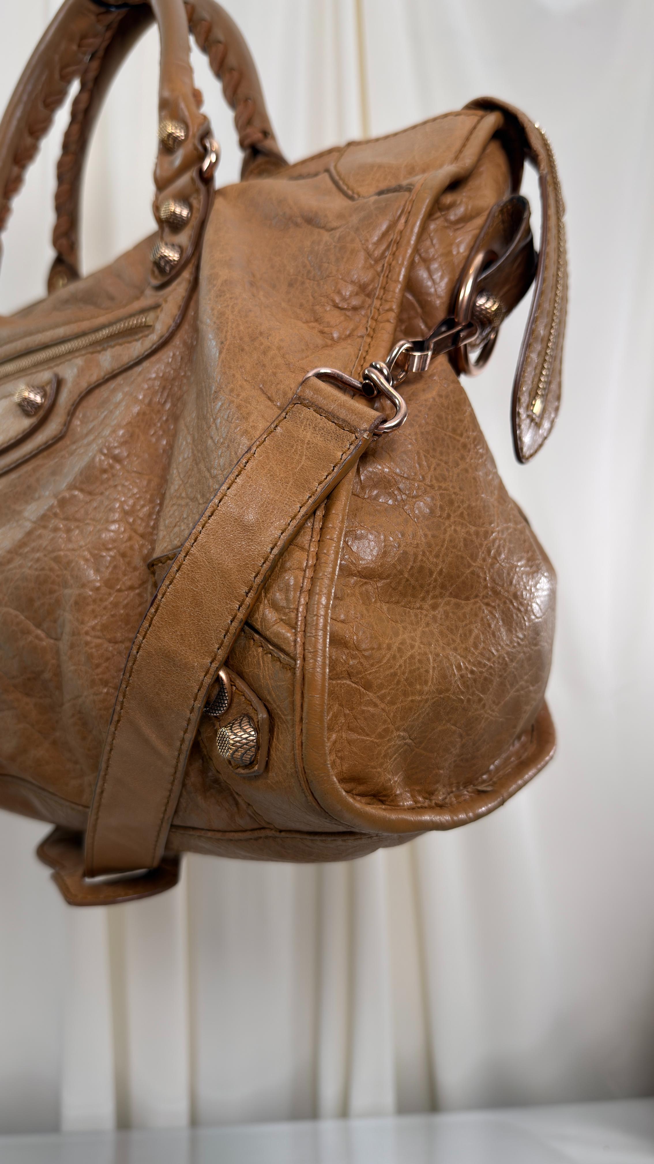 Balenciaga Camel City Bag