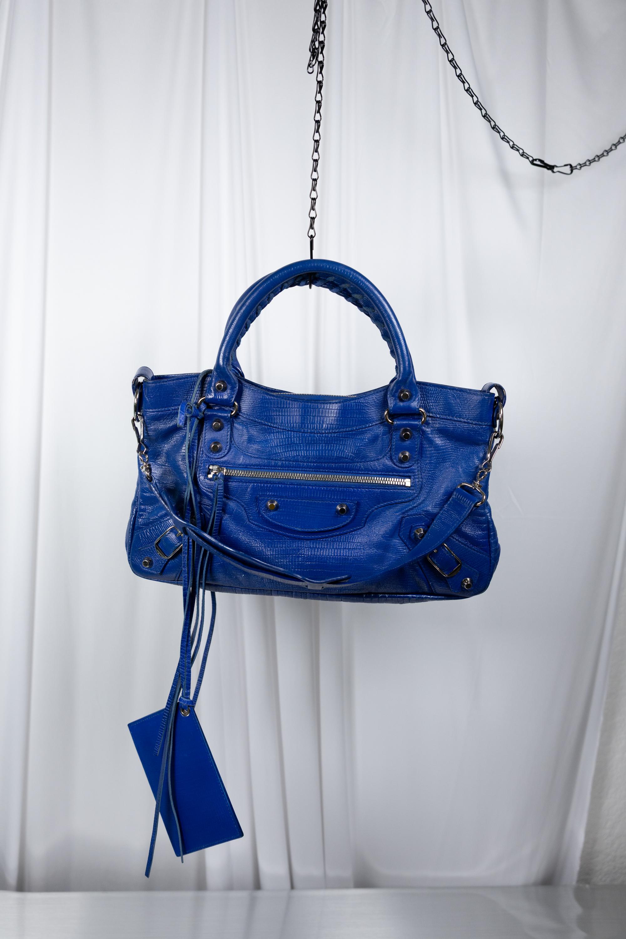 Balenciaga Rare Lizard Embossed First Bag