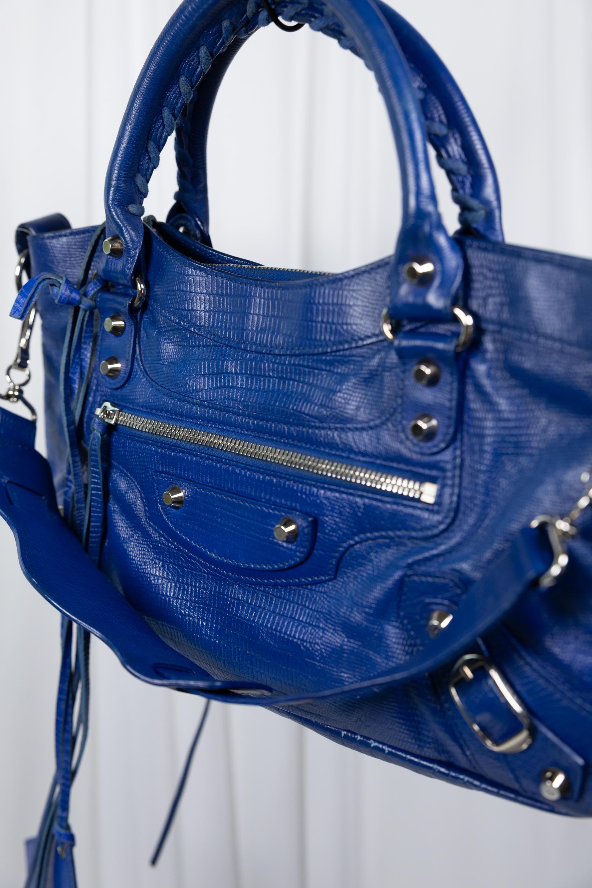 Balenciaga Rare Lizard Embossed First Bag