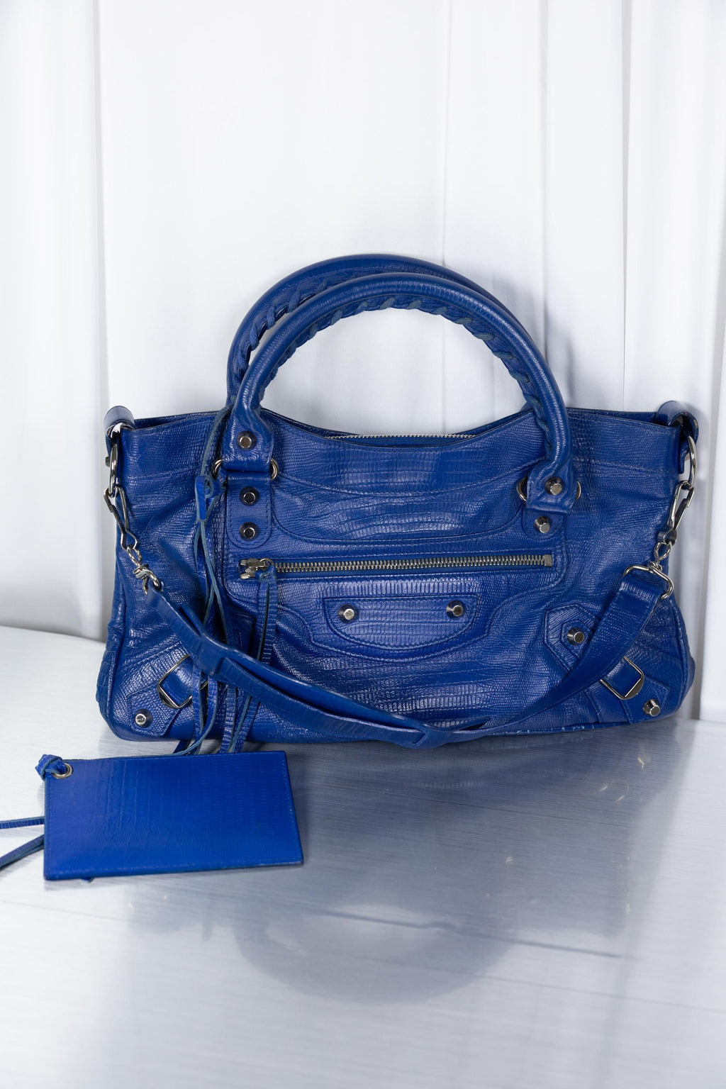 Balenciaga Rare Lizard Embossed First Bag