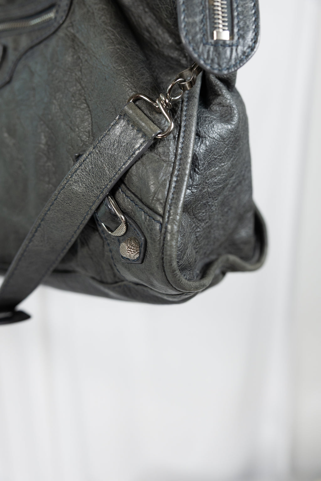 Balenciaga Gray Medium City Bag