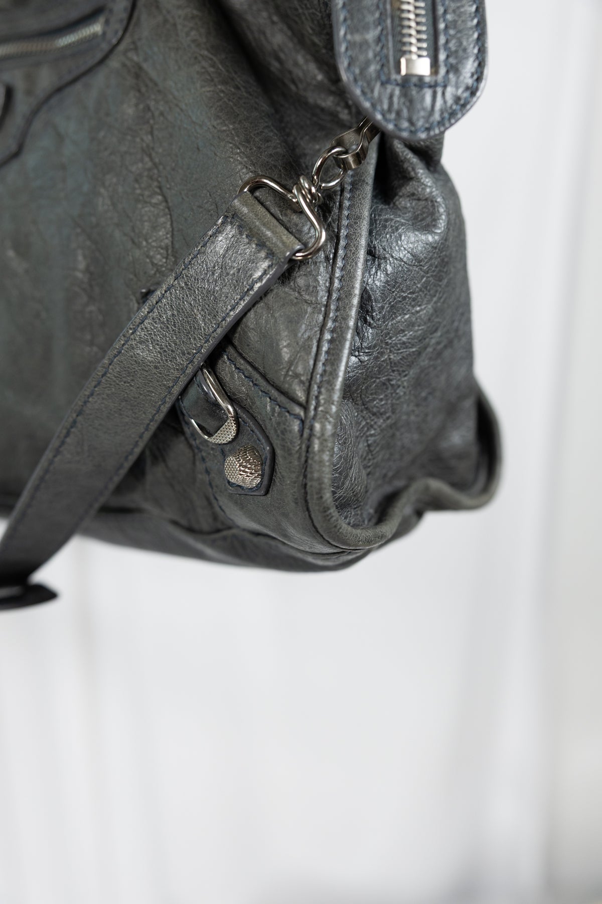 Balenciaga Gray Medium City Bag