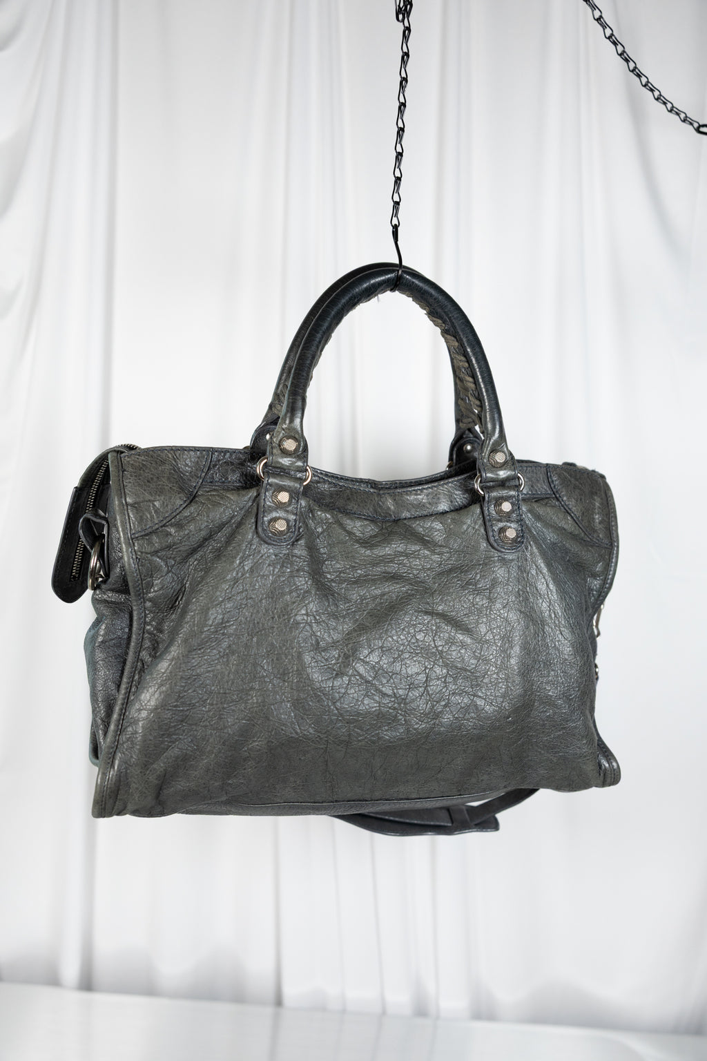 Balenciaga Gray Medium City Bag