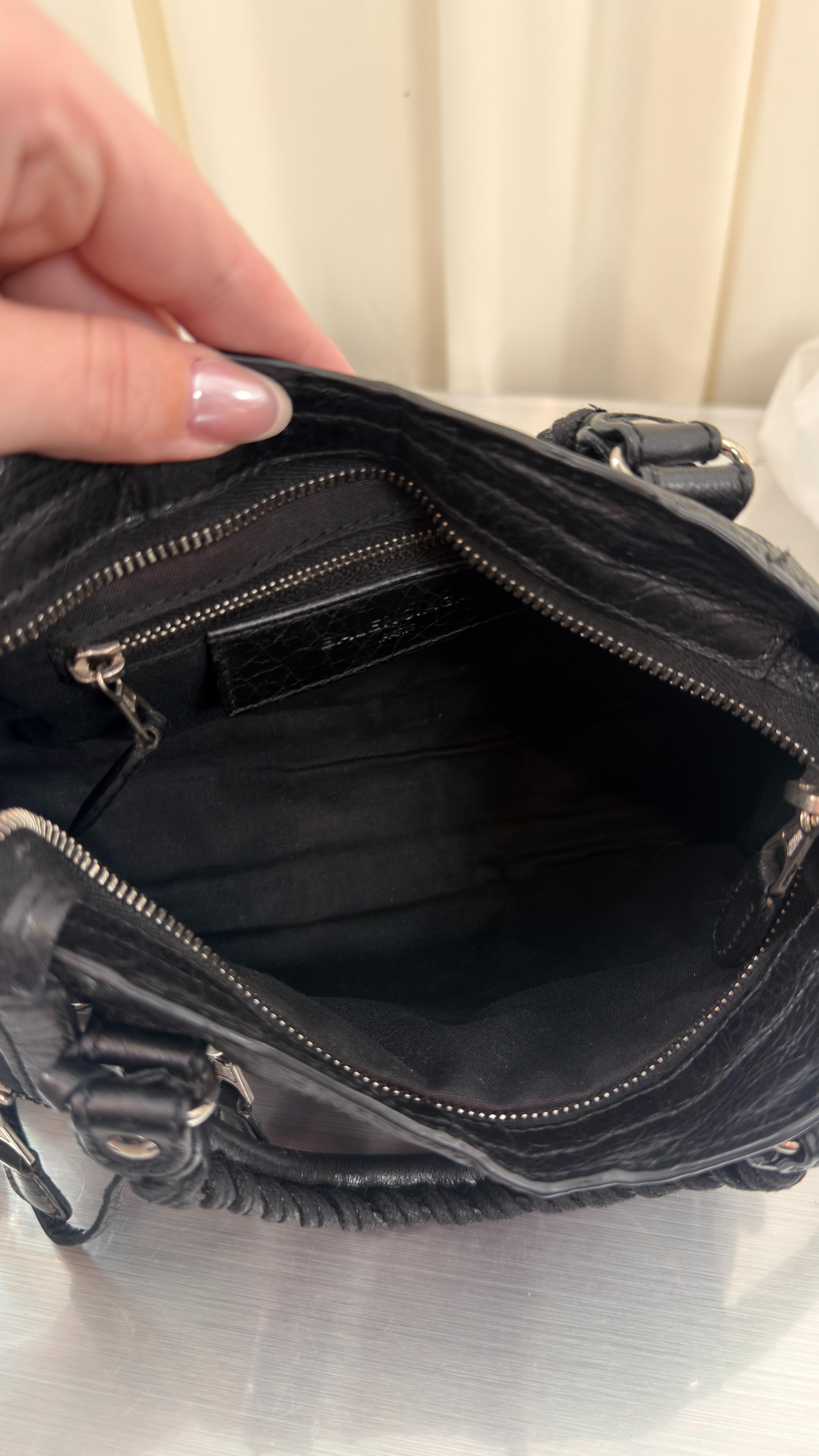 Balenciaga Black Mini City Bag
